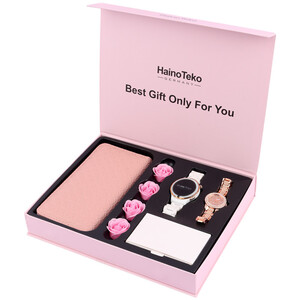 پکیج ساعت هوشمند و کیف پول HainoTeko GP-16