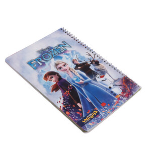 دفتر سیمی 50 برگ طرح کارتونی کریمی