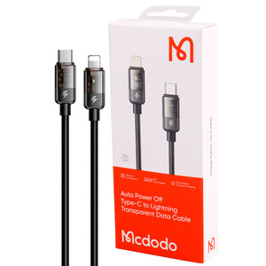 کابل تبدیل فست شارژ Mcdodo CA-3161 Type-C To Lightning 3A PD 36W 1.8m