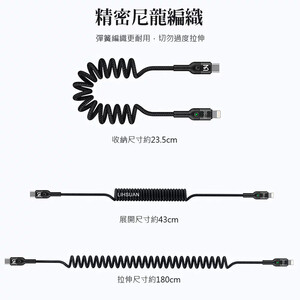 کابل تبدیل فست شارژ Mcdodo CA-1960 Type-C To Lightning 3A PD 36W 1.8m