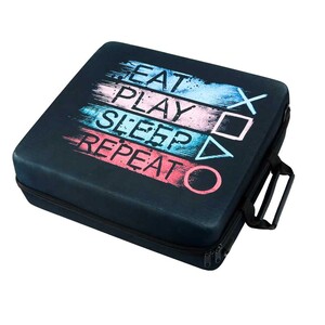 کیف کنسول بازی PS4 طرح Eat Play Sleep Repeat کد 2