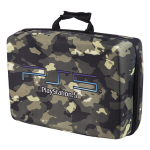 کیف کنسول بازی PS5 طرح چریکی زرد سبز