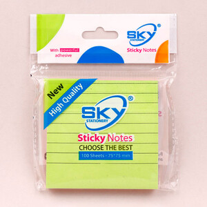 کاغذ یادداشت چسب دار Sky Stationery 7.5*7.5cm بسته 100 برگی