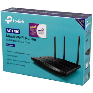 روتر 3 آنتن TP-Link AC1750 Archer C7 V5 450Mbps