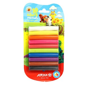 خمیر بازی 10 رنگ وکیومی آریا Arya 1021