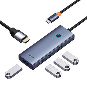 هاب Baseus Flite Series B00052808812-00 HDMI/USB3.0 To Type-C