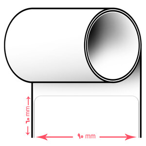 برچسب پرینتر لیبل زن 90*60 میلی متر 1000 عددی
