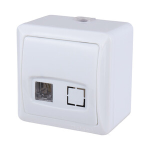 پریز تلفن تک سوکت دلند الکتریک مدل نسترن