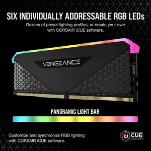 رم کامپیوتر Corsair Vengeance RGB RS DDR4 8GB 3200MHz CL16 Single