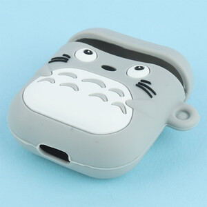 محافظ AirPods 1 / 2 سیلیکونی طرح گربه طوسی