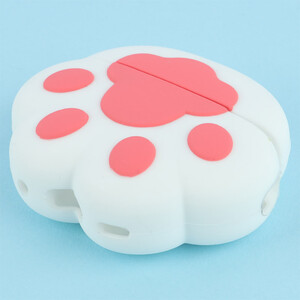 محافظ AirPods Pro 2 سیلیکونی طرح رد پای گربه