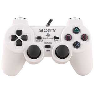 دسته بازی تک شوکدار Sony PS2 سفید