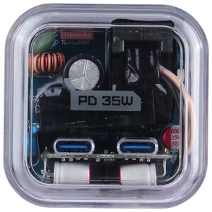 کلگی فست شارژ Powerology PWCUQC020 2Port 3A PD 35W Type-C