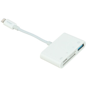 هاب و رم ریدر Joyroom S-H142 Lightning To USB2.0/microSD/SD/Type-C