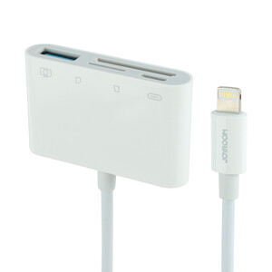 هاب و رم ریدر Joyroom S-H142 Lightning To USB2.0/microSD/SD/Type-C