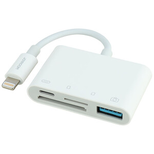 هاب و رم ریدر Joyroom S-H142 Lightning To USB2.0/microSD/SD/Type-C