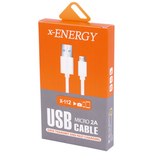 کابل میکرو یو اس بی فست شارژ X-Energy X-112 2A 2m