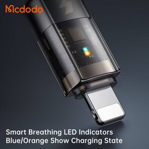 کابل تبدیل فست شارژ Mcdodo CA-3160 Type-C To Lightning 3A PD 36W 1.2m