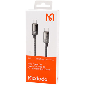 کابل تبدیل فست شارژ Mcdodo CA-2841 Type-C To Type-C 5A PD 100W 1.8m