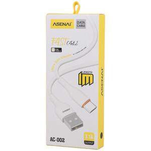 کابل تایپ سی فست شارژ Asenai AC-002 3.1A 1m