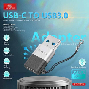 تبدیل Earldom ET-OT75 Type-C To USB3.0 OTG