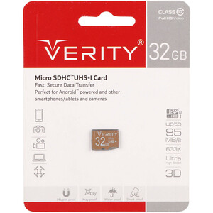 رم میکرو 32 گیگ وریتی Verity U106 U1 95MB/s