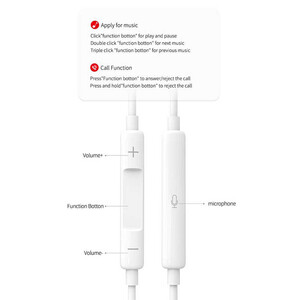 هندزفری آیفونی JH-103-B