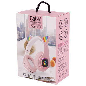 هدفون بلوتوثی رم خور Cat Ear B39M