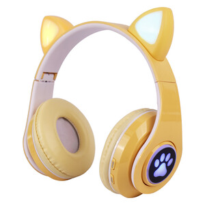 هدفون بلوتوثی رم خور Cat Ear B39M