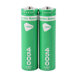 باتری لیتیوم استوانه ای Okgo 18650 1200mAh بسته 2 عددی