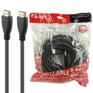 کابل D-Net HDMI 4K 10m پوست ماری