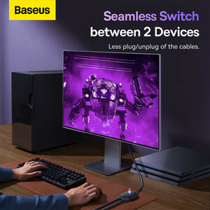 تبدیل 1 به 2 Baseus AirJoy Series B01331105111-00 HDMI