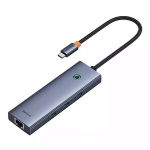 هاب Baseus UltraJoy Series BS-OH151 B00052802811-00 USB 3.0/HDMI/RJ45/Type-C PD To Type-C