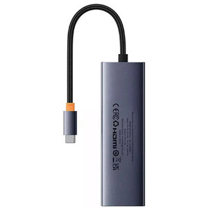 هاب Baseus UltraJoy Series BS-OH151 B00052802811-00 USB 3.0/HDMI/RJ45/Type-C PD To Type-C