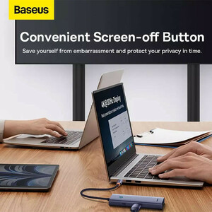 هاب Baseus UltraJoy Series BS-OH151 B00052802811-00 USB 3.0/HDMI/RJ45/Type-C PD To Type-C