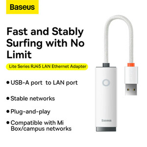 تبدیل شبکه Baseus Lite Series WKQX000101 LAN TO USB