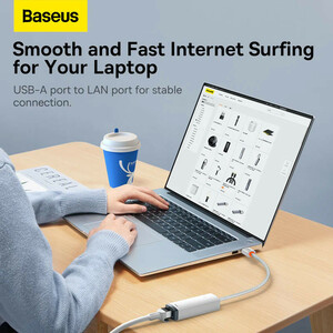 تبدیل شبکه Baseus Lite Series WKQX000101 LAN TO USB