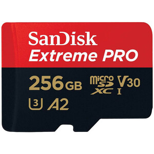 رم میکرو 256 گیگ سن دیسک SanDisk Extreme Pro A2 V30 U3 200MB/s + خشاب