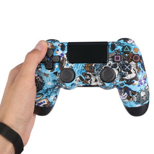 دسته بی سیم SONY PlayStation 4 DualShock 4 High Copy طرح اسکلت