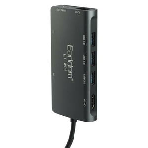 هاب و رم ریدر Earldom ET-W21 Type-C To USB3.0/HDMI/RJ45/Type-C/SD/TF