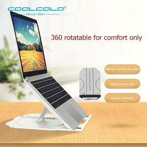 استند تاشو چرخشی لپ تاپ Coolcold T3