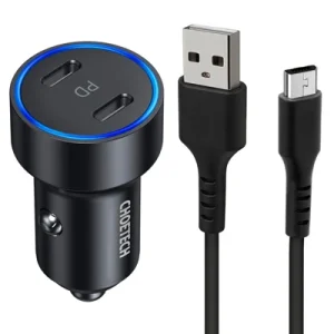شارژر فندکی به همراه کابل MicroUSB
