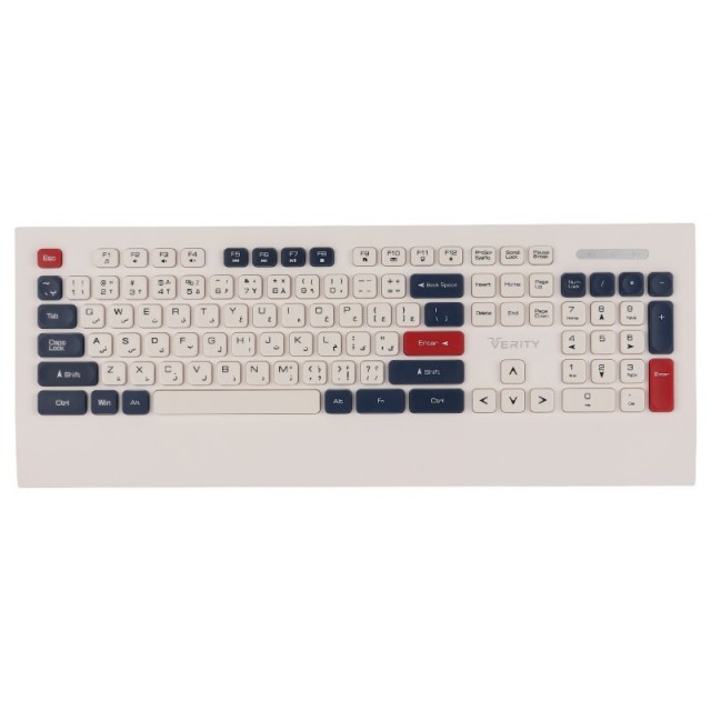 ست ماوس و کیبورد وریتی مدل V-KB6139W بی سیم