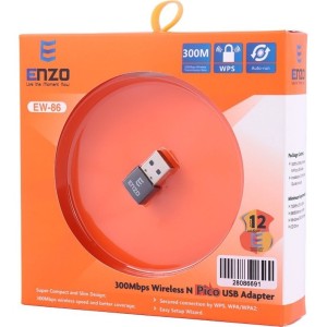 دانگل شبکه بی سیم انزو مدل EW86 بدون آنتن