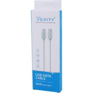 کابل TYPE-C به TYPE-C وریتی مدل CB 3170 طول 1 متر