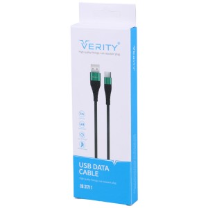 کابل تایپ سی فست شارژ وریتی CB 3171T طول 1 متر