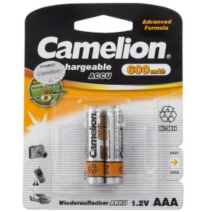 باتری قلمی قابل شارژ 600 میلی امپر کملیون camelion accu