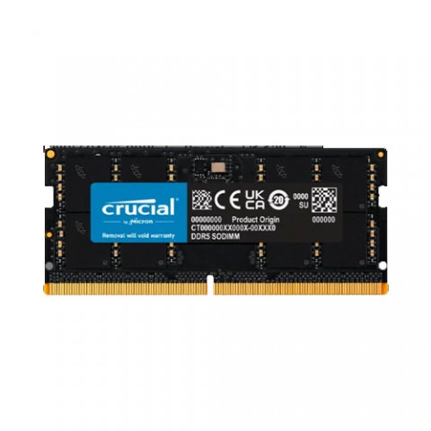 رم لپ تاپ32 گیگابایت Crucial مدل CT16G56C46S5 DDR5 5600MHz Crucial 32GB 5600MHz DDR5 LAPTOP RAM