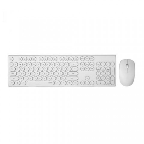 کیبورد و ماوس رپو سفید  Rapoo KEYBOARD MOUSE X260S White