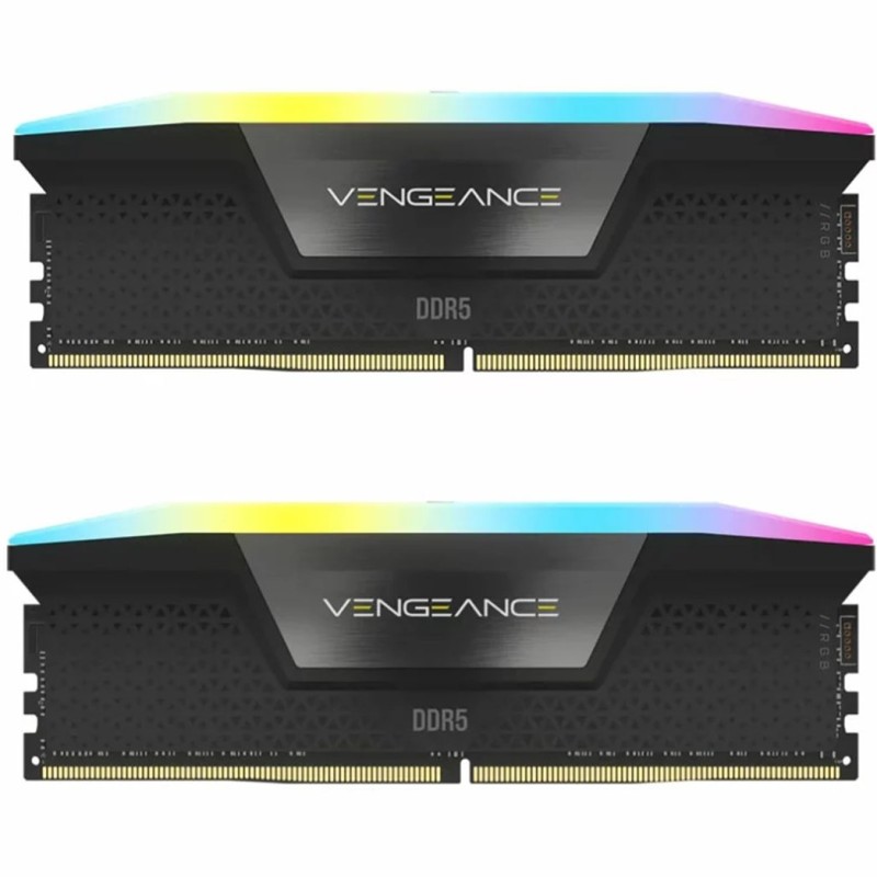رم کورسیر | CORSAIR VENGEANCE RGB DDR5 RAM 32GB (2x16GB) 6000MHz